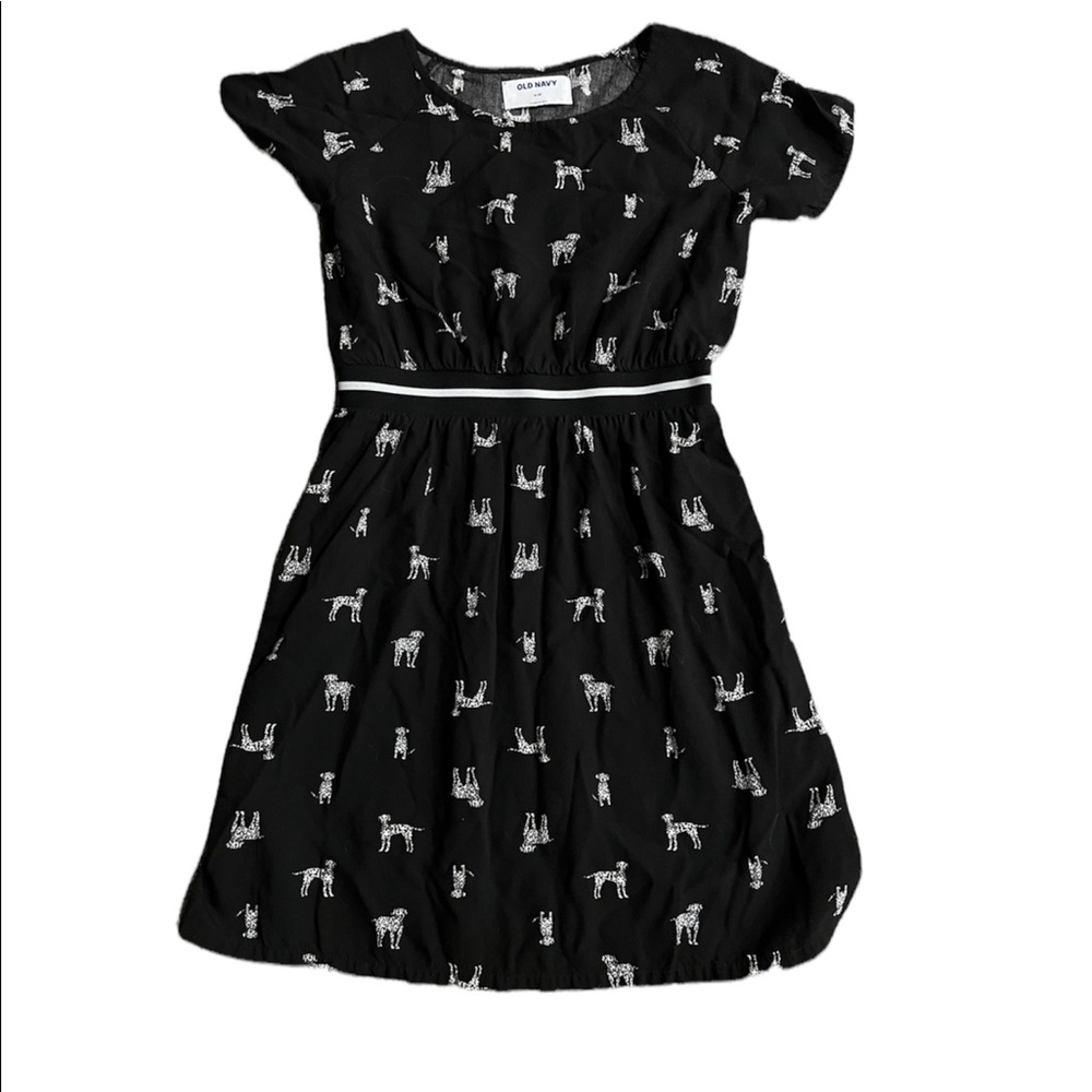 Girls black Old Navy dress.